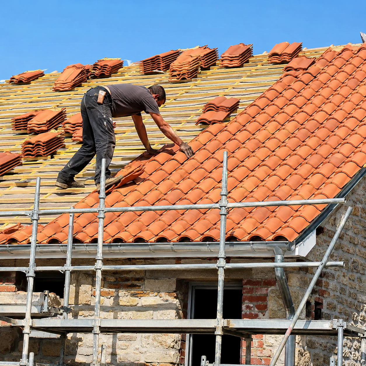 Toiture après rénovation